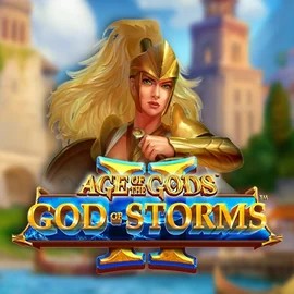 Age Of The Gods: God Of Storms 2 casino game by Playtech – featured logo at Fast Slots Casino
