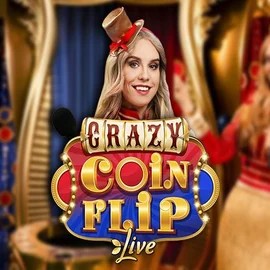 Enjoy Crazy Coin Flip by Evolution – logo hosted on fastslotss.nl