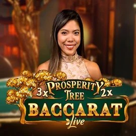 Prosperity Tree Baccarat logo by Evolution at Fast Slots Casino