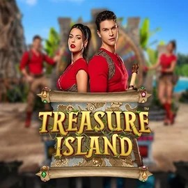 Treasure Island slot logo by Pragmatic Play at Fast Slots Casino